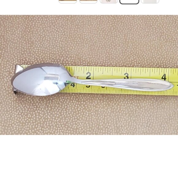 Vintage Elkington “Ophelia” Silverplate Demitasse Coffee/Tea Spoons – Set of 11 - Picture 6 of 6